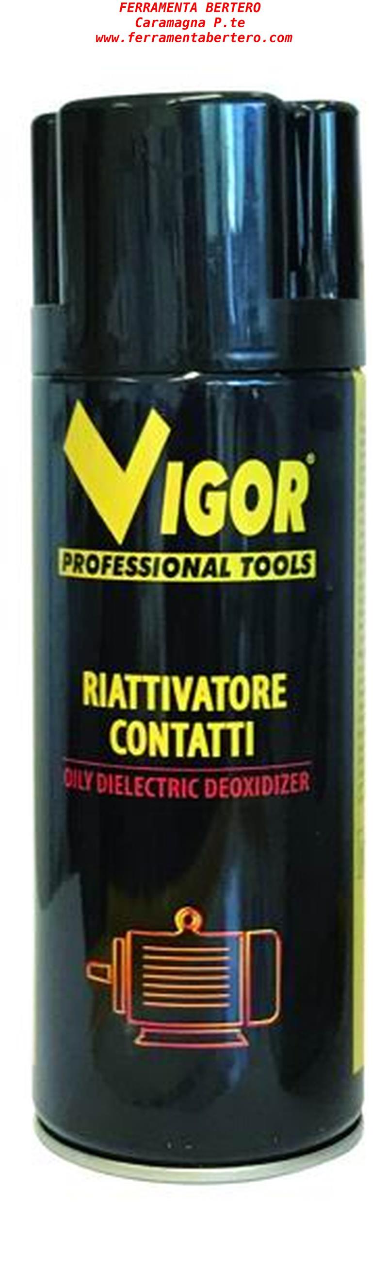 RIATTIVANTE ELETTRICO PER CONTATTI SPRAY VIGOR 400 ML -  3 PEZZI CONFEZIONE -